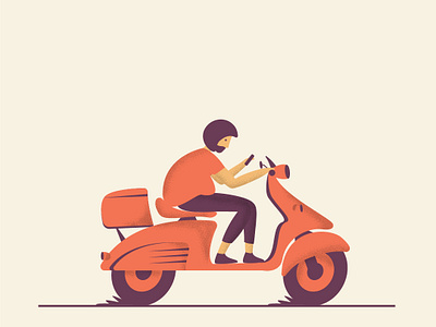 Delivery Boy adobe design illustration infographics