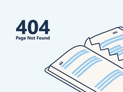 404 page not found illustration