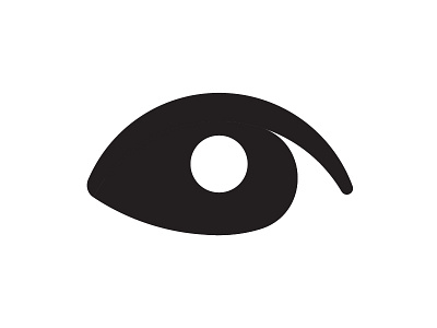 Eye Logo black bold branding design eye graphic design logo vision white