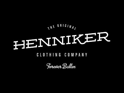 Henniker Brand Identity brand design emblem logo script shield stamp typography