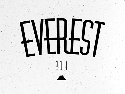 Everest Brand brand clothing graphic design logo typography