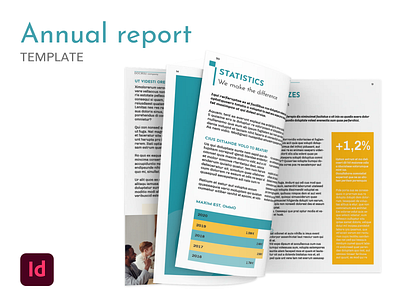 Annual report template brochure design design editorial editorial design editorial layout indesign indesign template report design template templatedesign