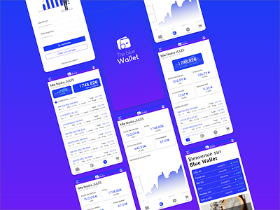 The Blue Wallet App appdesign appdesigner design ui uidesign web webdesign webdesigner website