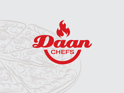 Daan chefs logo - Pizza logo branding ibrand creative logo logo design pizza logo