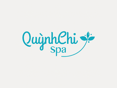 Quynh Chi Spa Logo Design brand identity logo design spa spa logo