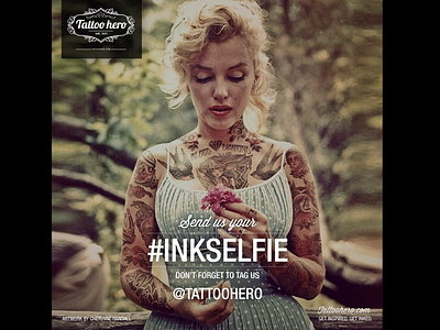 Inkselfie Poster Concept ad branding instagram marketing