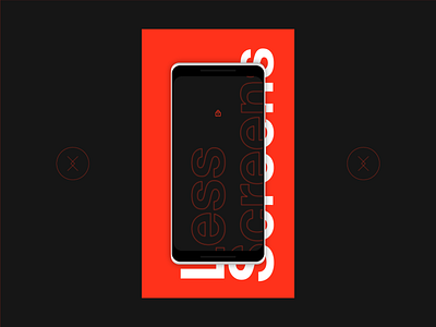 workin on some screen stuff balck googlepixel illustration pixel poster design red screen typography