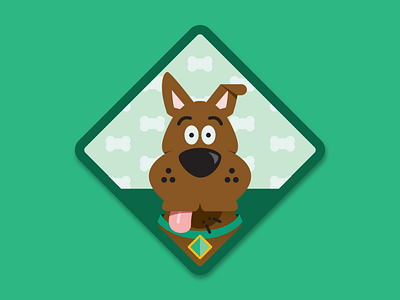 Scooby Doo(er) Merit Badge citizenship illustration merit badge scooby doo sticker