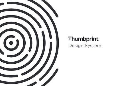 Thumbprint Design System components design system documentation react system thumbprint ui