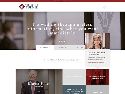 Sturgil Mock #homepage design landing page mock design web design