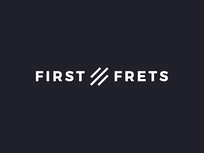First Frets Full Logo brand branding logo logo design