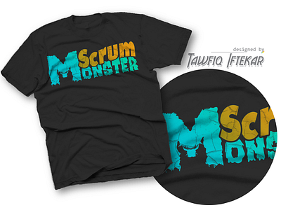 Scrum Monster t shirt adobe illustrator funny scrum t shirt scrum monster scrum t shirt t shirt design