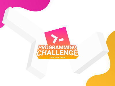 DSC Cebu Programming Challenge: Code for a Cause brand identity branding code design illustrator logo logodesign programming vector