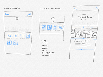 Sketching Interfaces