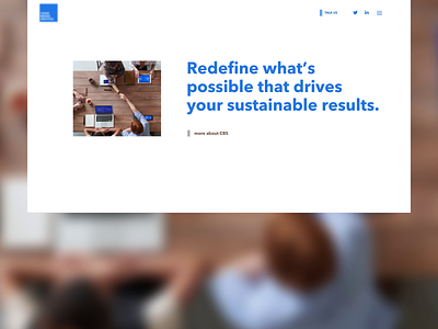 CBS Website 🔝 blue simple sleekdesign startup branding ui webdesign website design