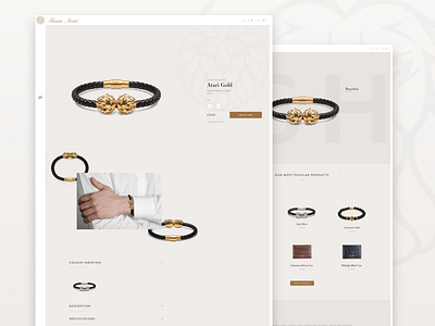 Shaan Atari - E-commerce - Product Detail app branding clean design flat interface ios minimal mobile web web design website