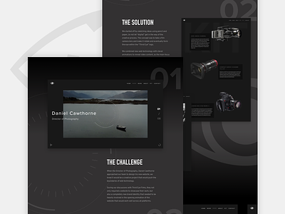 Third Eye Films - Case Study app branding clean design flat interface ios minimal mobile web web design website