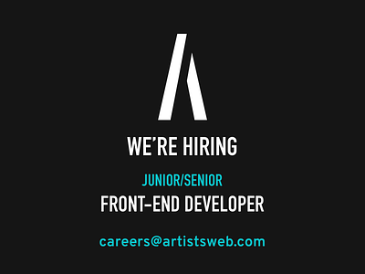 We're hiring - junior/senior front-end developer