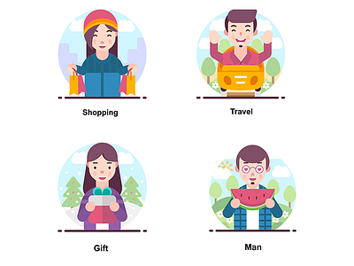 Avatar Happy avatar avatardesign human illustrations people people illustration smiling vectors