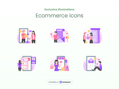 E commerce illustrations