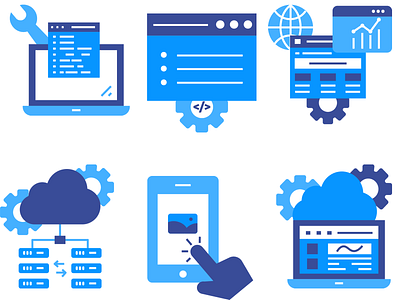Web Development 1 icons icons set illustrations interface user interface vector vectors we design web web design web development web development services web technology website