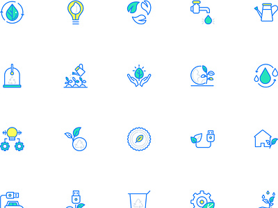 Ecology icons ecology environment environment design environmental environments