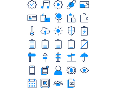 Basic Design 9 Filled Outline