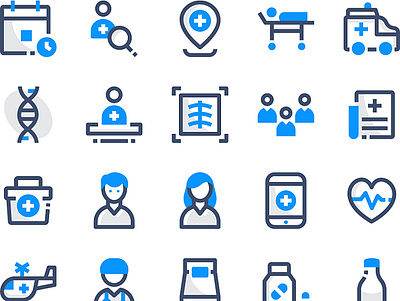 Medical Kit - Filled Outline design healthcare icon icon set icons icons set iconset illustration illustrations illustrator medical app medical icons medical illustration mobile app vector vectors