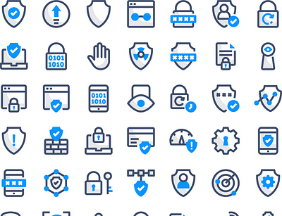 Security Basic 1 Filled Outline design icon icons icons set illustration illustrations logo protection security security app ui vector vectors