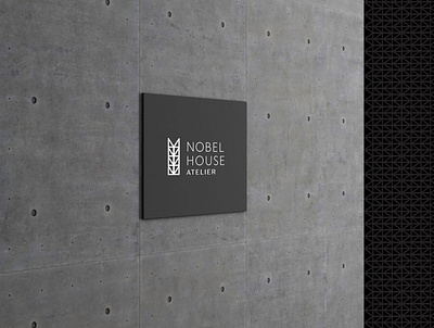 Nobel House Atelier architecture building building icon elegant logo design branding logo designer logodesign