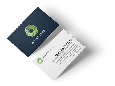 Business Card IT company business card card clean company corporate it name print