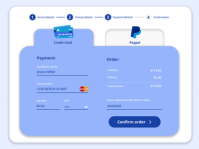 Credit Card Checkout Daily UI Challenge #2 checkout creditcard daily ui design ui design ui web