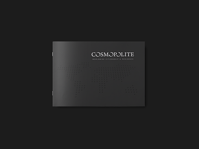 Cosmopolite branding graphic design print design
