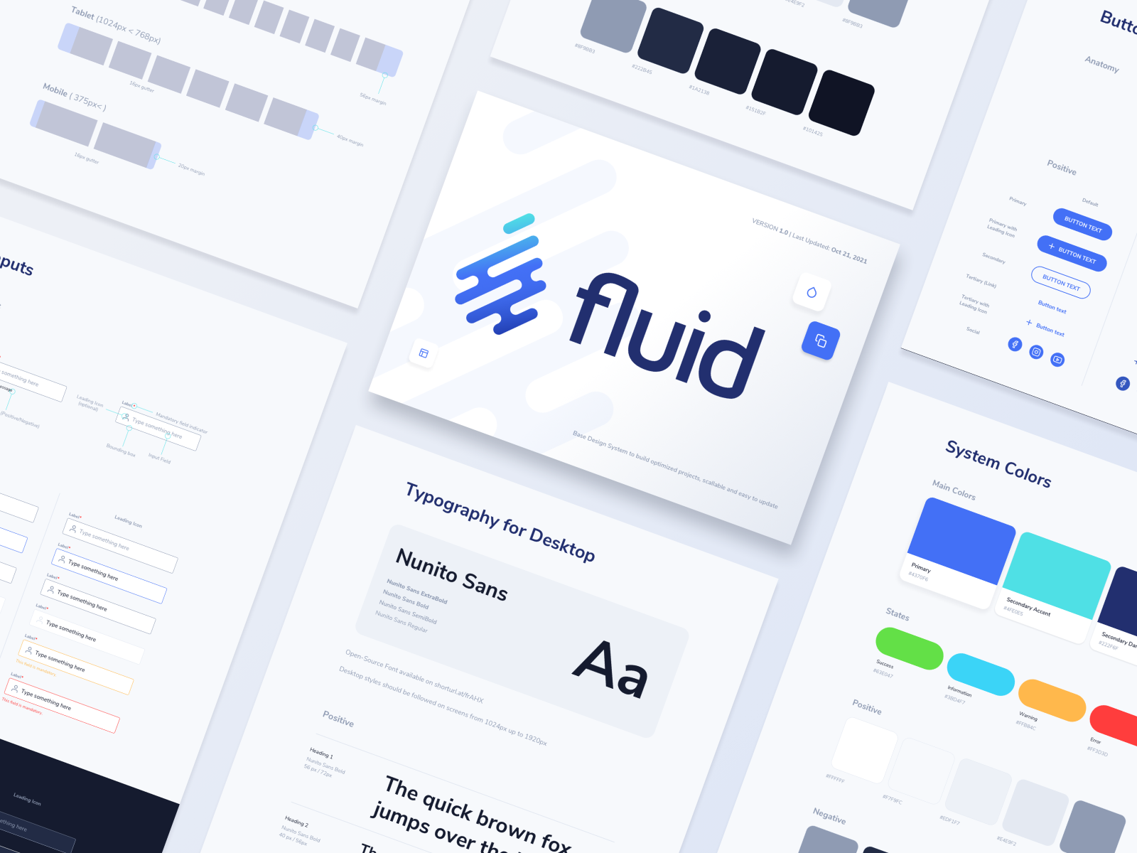 Fluid Design System by Florencia Rodríguez on Dribbble