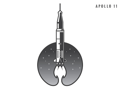 Saturn V - (WIP) emblem graphic icon lunar moon rocket space