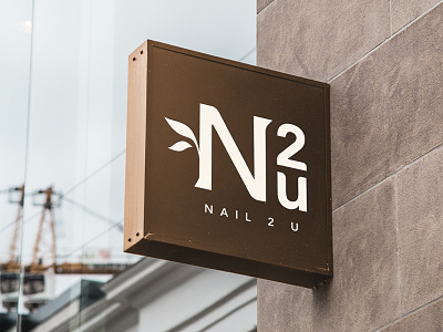 Identity Desugn // Nails 2 U branding graphicdesign logo logodesign nails outdoor signage signages spa