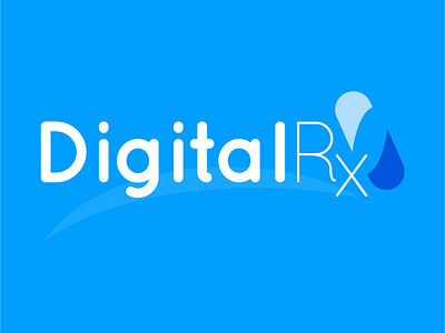 Digital RX Logo 2 design graphic design logo ui ux