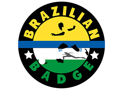Pele badge illustration logo
