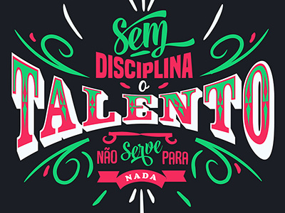 Frase do Cristiano Ronaldo design lettering type