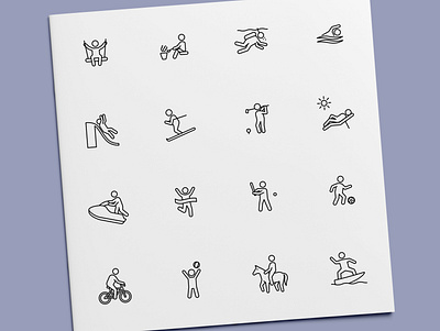 Sports & Activities Icons activities activity icon icon design icon set icons play recreation sport sports