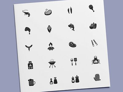 Barbecue Icons barbecue bbq cooking food grill grilling icon icon design icon set icons