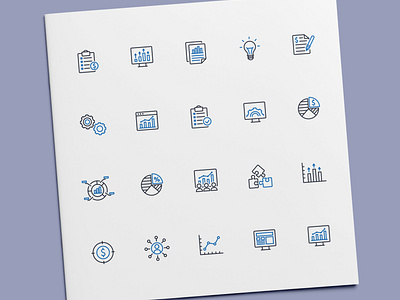 Business Report Icons