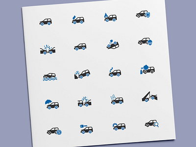 Car Insurance Icons