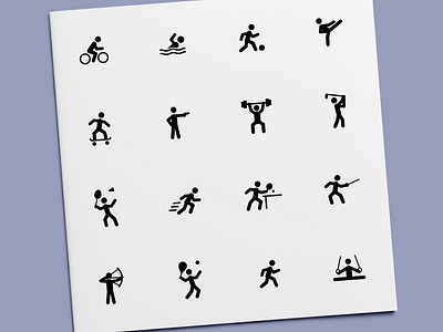 Stick Figure - Sport Icons