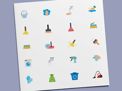 Washing & Cleaning Icons