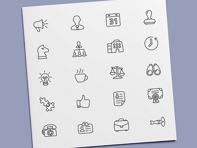 Business Icons business icon icon design icon set icons office