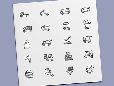 Logistics Icons