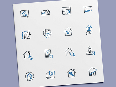 Real Estate Icons home house icon icon design icon set icons mortgage property real estate
