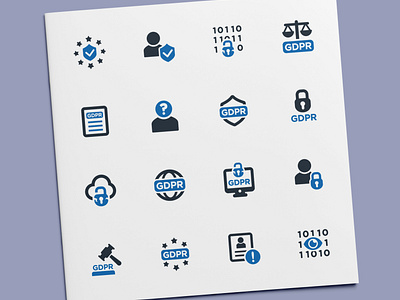 General Data Protection Regulation Icons