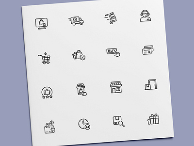 Shopping Icons buy ecommerce icon icon design icon set icons purchase shop shopping store